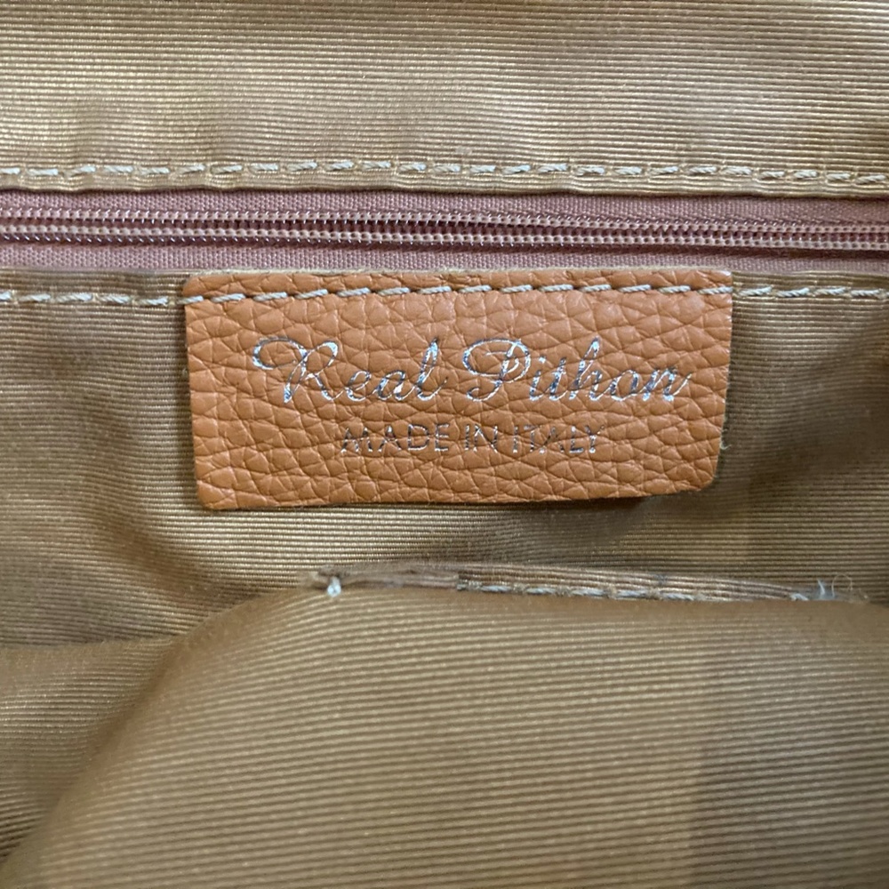 ITALIAN Python Handbag (NEW) - Picture 5 of 6